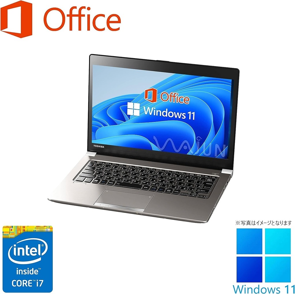 東芝 ノートPC R63P/13型フルHD/Win 11 Pro/MS Office H&B 2019/Core